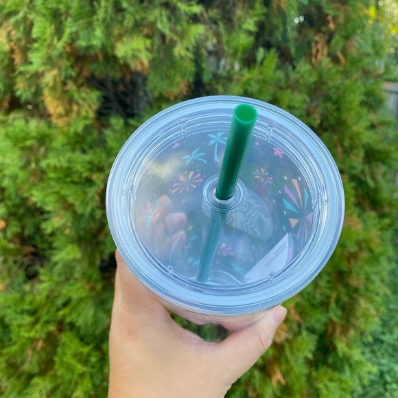 Starbucks Disneyland Park Venti Cup Resort Tumbler Clear 24oz NEW *DAMAGED* - Picture 7 of 9